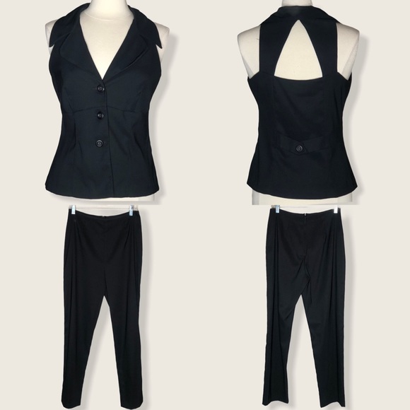 Vintage Other - Vintage Vest/Pants 80’s Fashion Set Sz 9/10